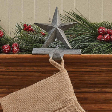 Star Stocking Hanger - Galvanized Set of 2 Park Designs - The Fox Decor
